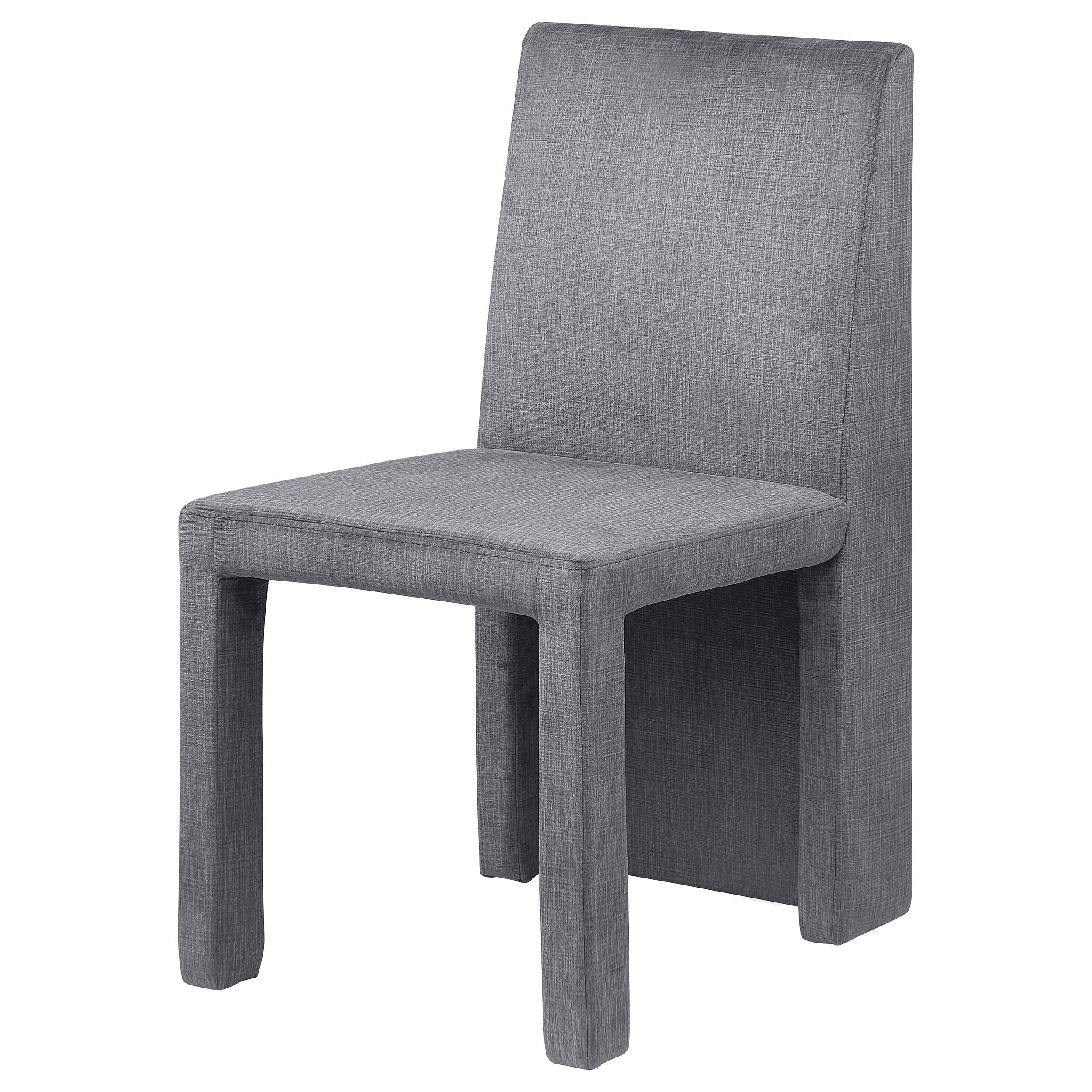 Tordera Velvet Upholstered Side Chair Grey (Set of 2) - 108512