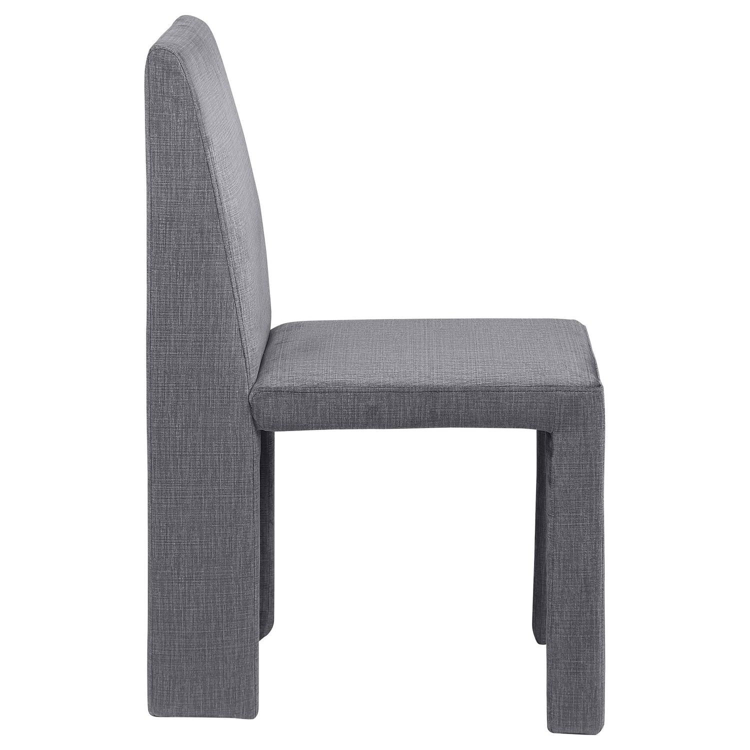 Tordera Velvet Upholstered Side Chair Grey (Set of 2) - 108512