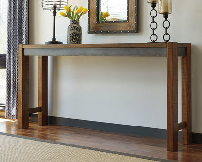Torjin Counter Height Dining Table and 2 Barstools in Brown/Gray - PKG001986