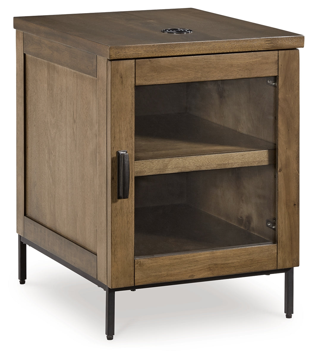Torlanta Brown Chairside End Table - T686-7