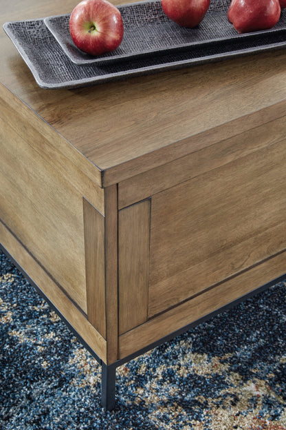 Torlanta Brown Lift-Top Coffee Table - T686-9