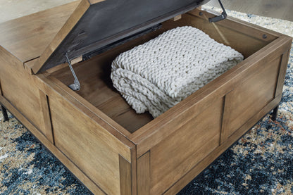 Torlanta Brown Lift-Top Coffee Table - T686-9