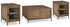 Torlanta Coffee Table with 2 End Tables in Brown - PKG019342
