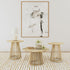 Touhy 3-piece Round Coffee and End Table Set Natural Mango - 710608-S3