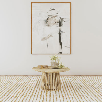 Touhy Round Solid Wood Cocktail Coffee Table Natural Mango - 710608