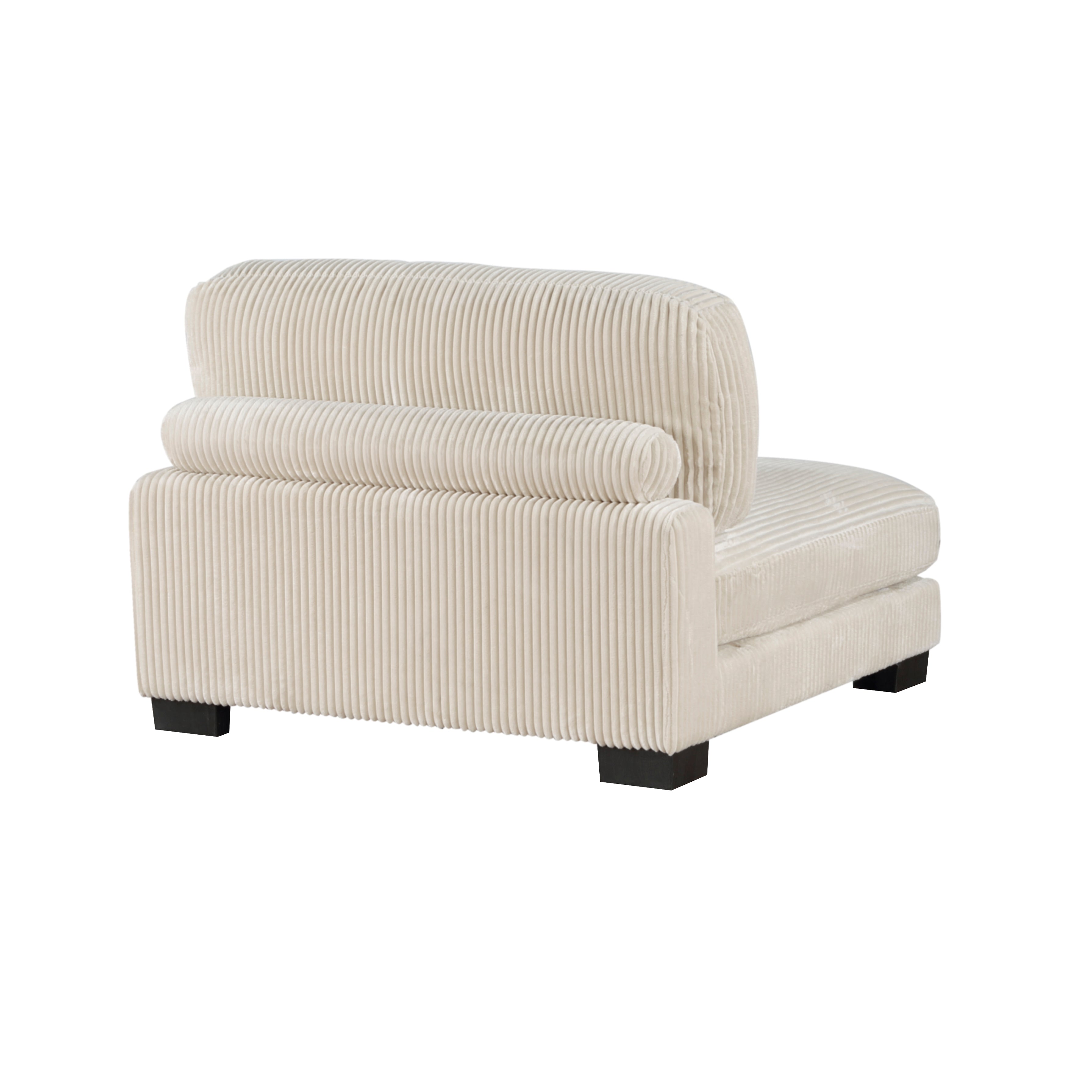 Traverse Beige Corduroy 5-Piece Modular Sectional with Corner Seats - 8555BE*2AC3CR