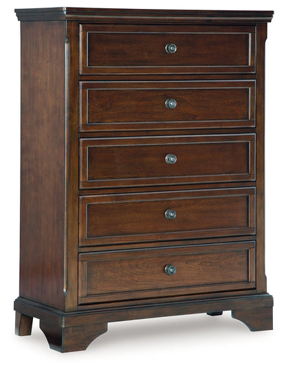 Trellington Brown Chest of Drawers - B716-46