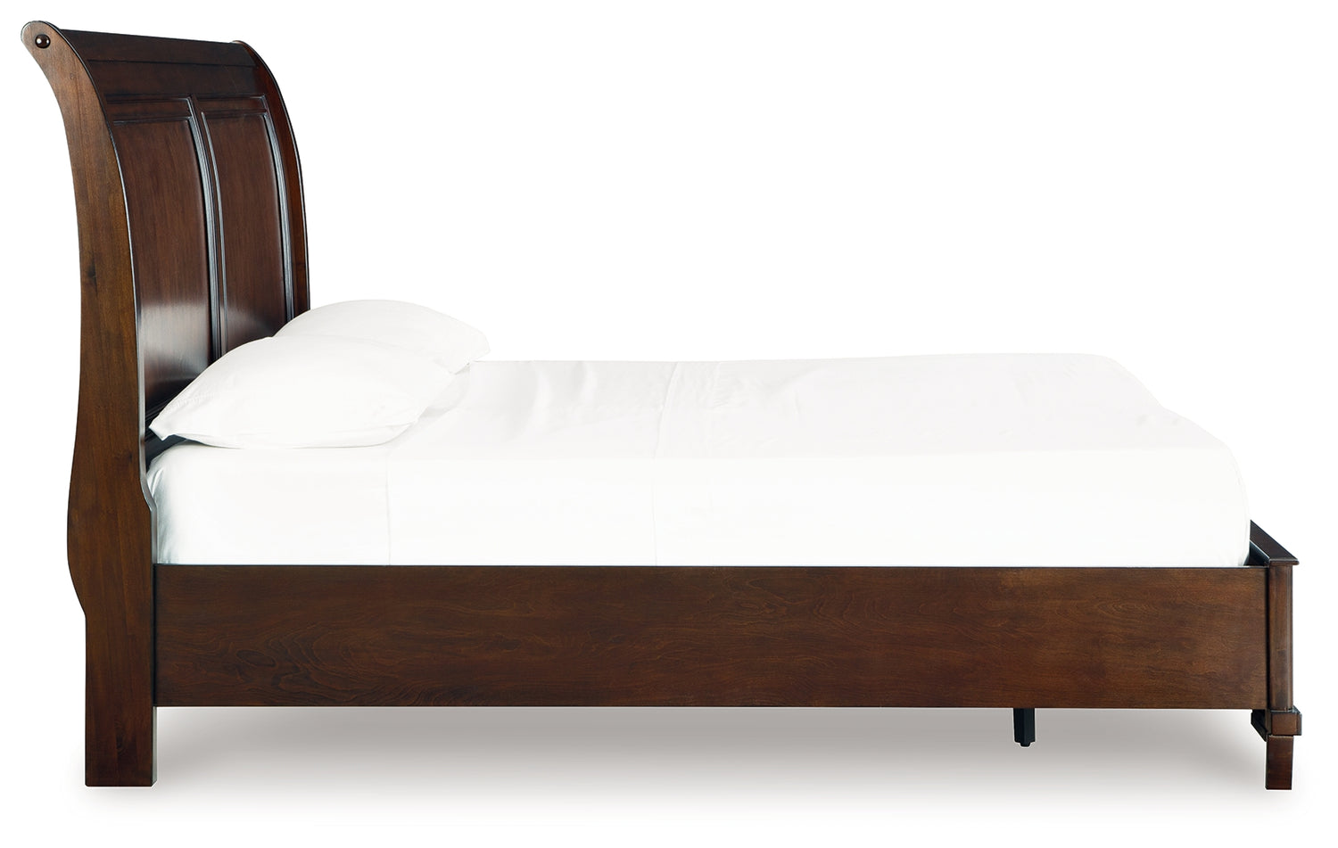 Trellington Brown Queen Sleigh Storage Bed - B716B1