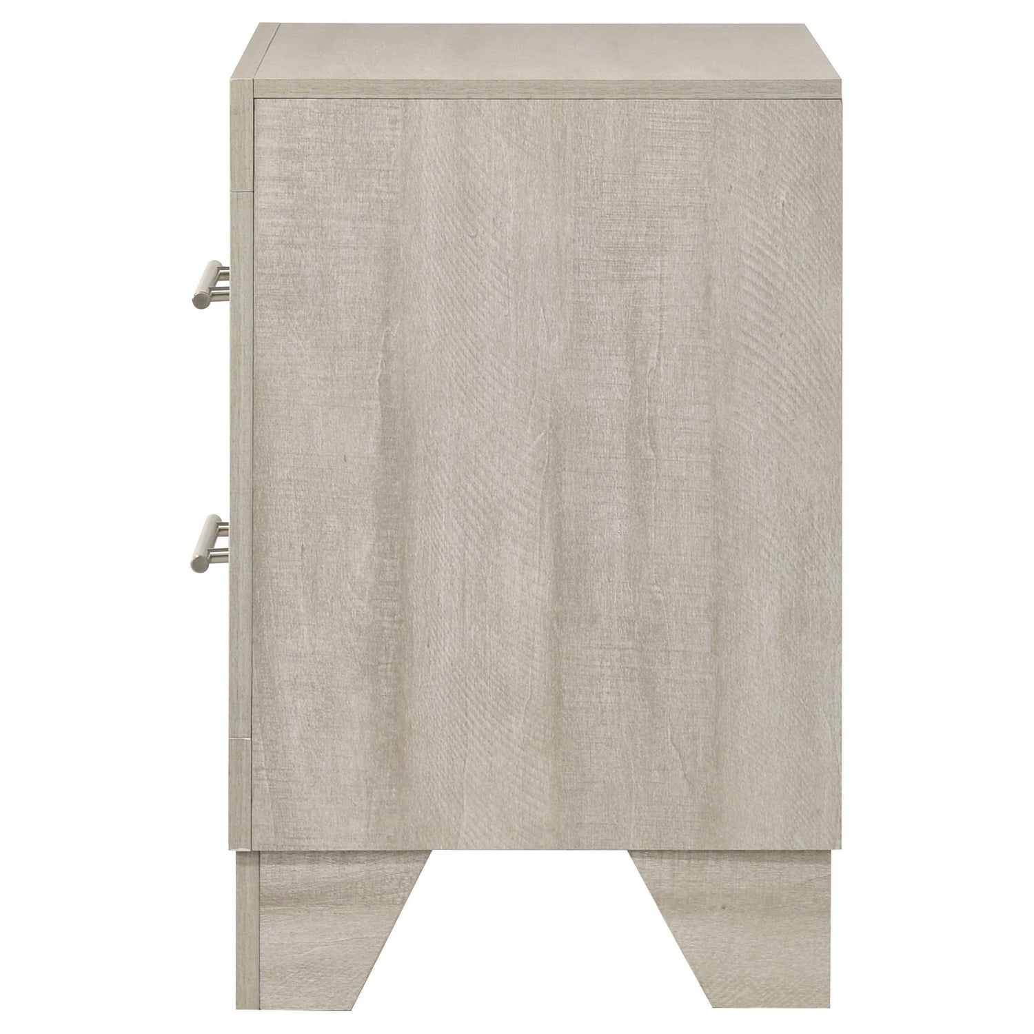 Trenton 2-drawer Nightstand Bedside Table Rustic Cream - 225062
