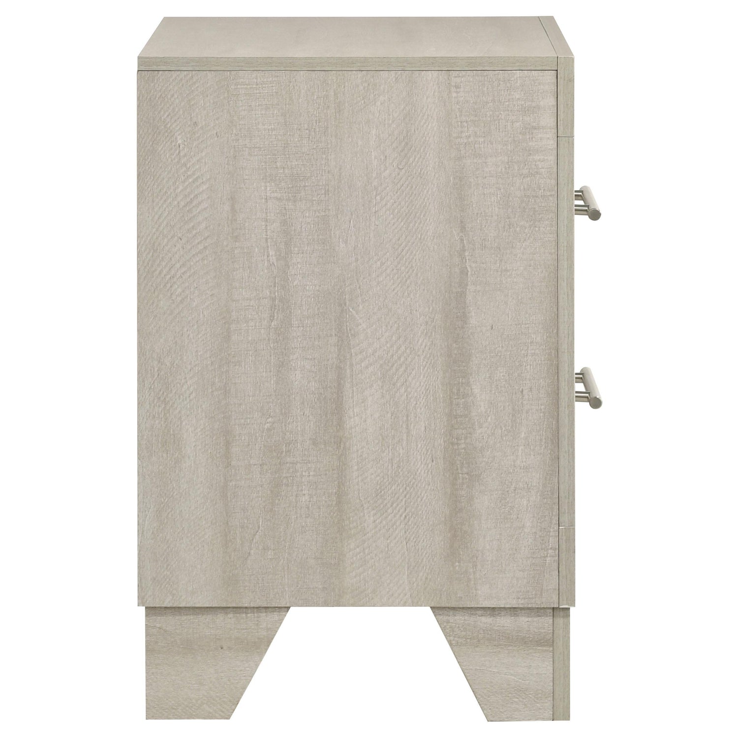 Trenton 2-drawer Nightstand Bedside Table Rustic Cream - 225062