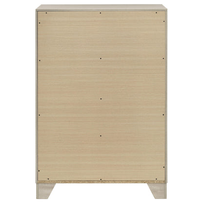 Trenton 4-drawer Bedroom Chest of Drawers Rustic Cream - 225065