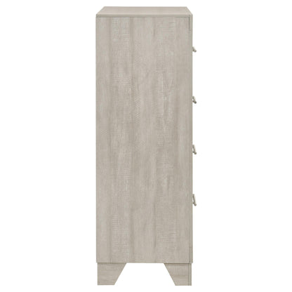 Trenton 4-drawer Bedroom Chest of Drawers Rustic Cream - 225065