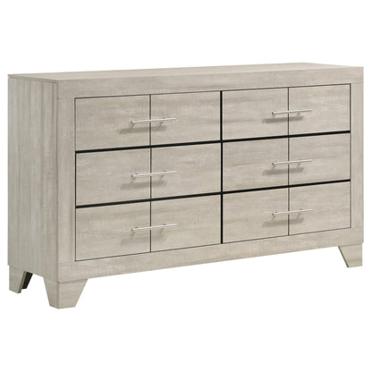 Trenton 4-piece Eastern King Bedroom Set Rustic Cream - 225061KE-S4