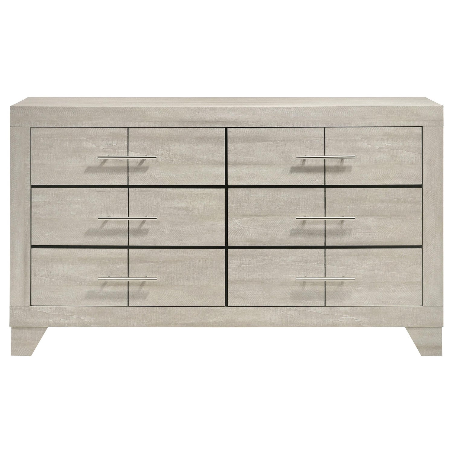 Trenton 6-drawer Bedroom Dresser Rustic Cream - 225063