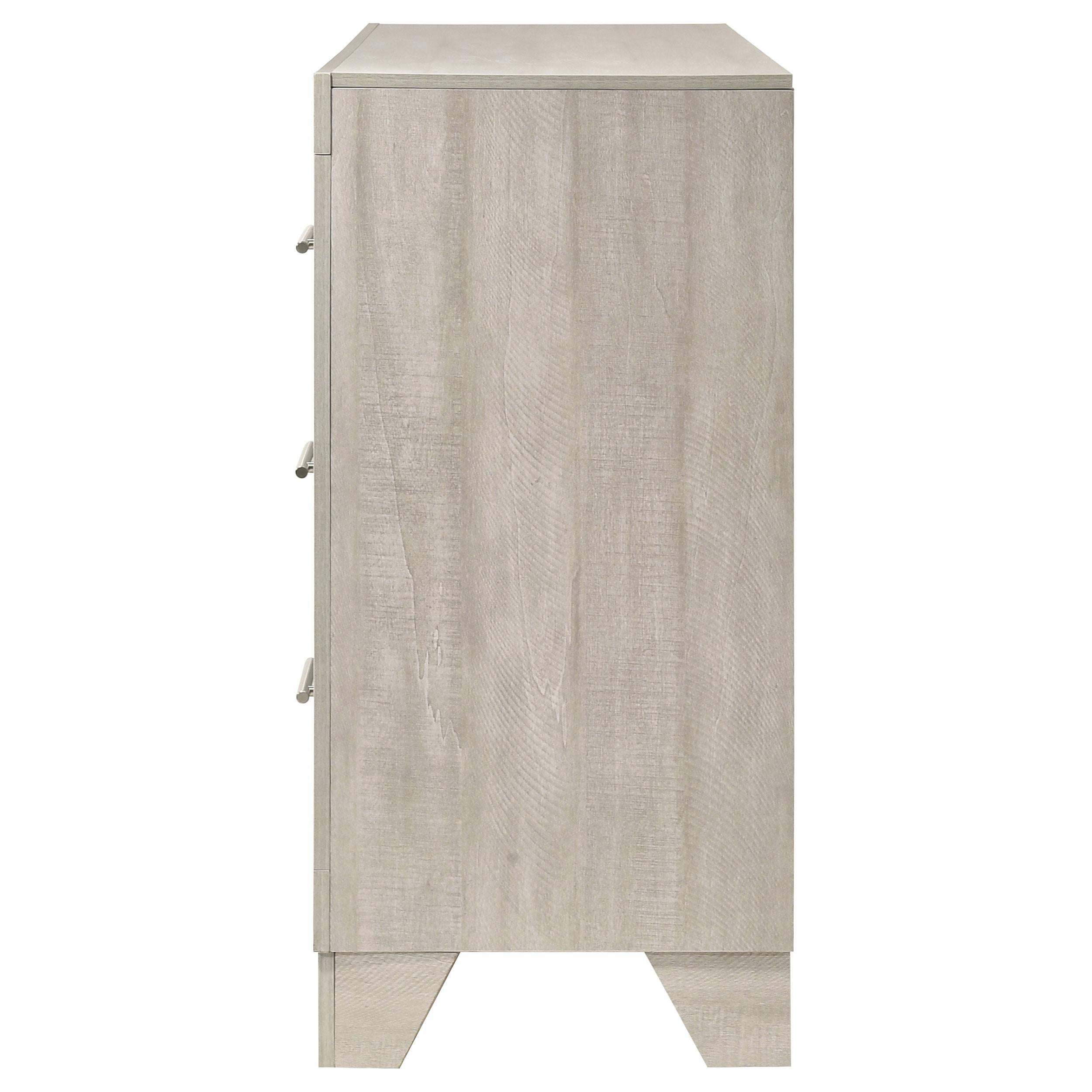 Trenton 6-drawer Bedroom Dresser Rustic Cream - 225063