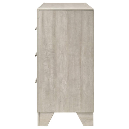 Trenton 6-drawer Bedroom Dresser Rustic Cream - 225063