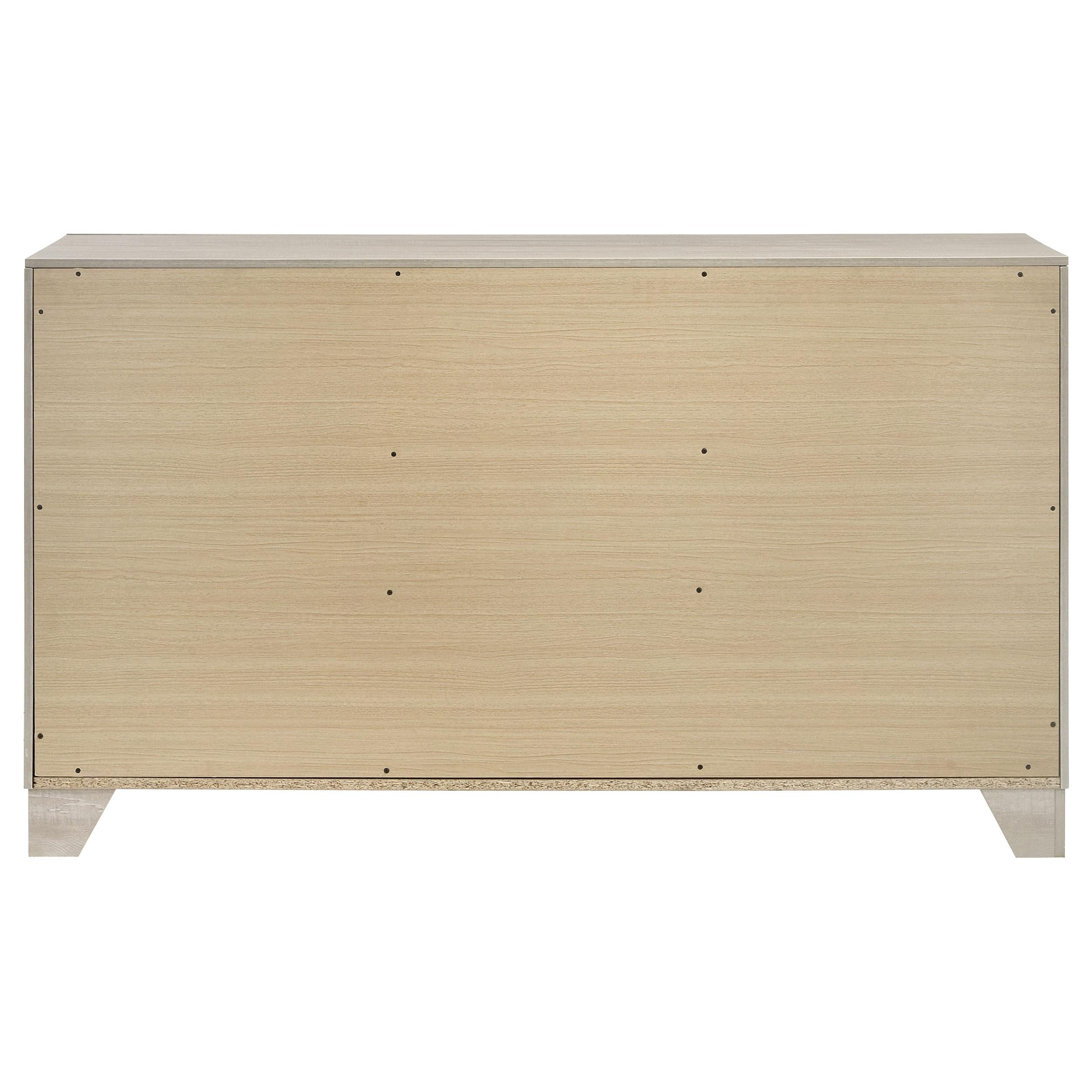 Trenton 6-drawer Bedroom Dresser Rustic Cream - 225063