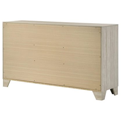 Trenton 6-drawer Bedroom Dresser Rustic Cream - 225063