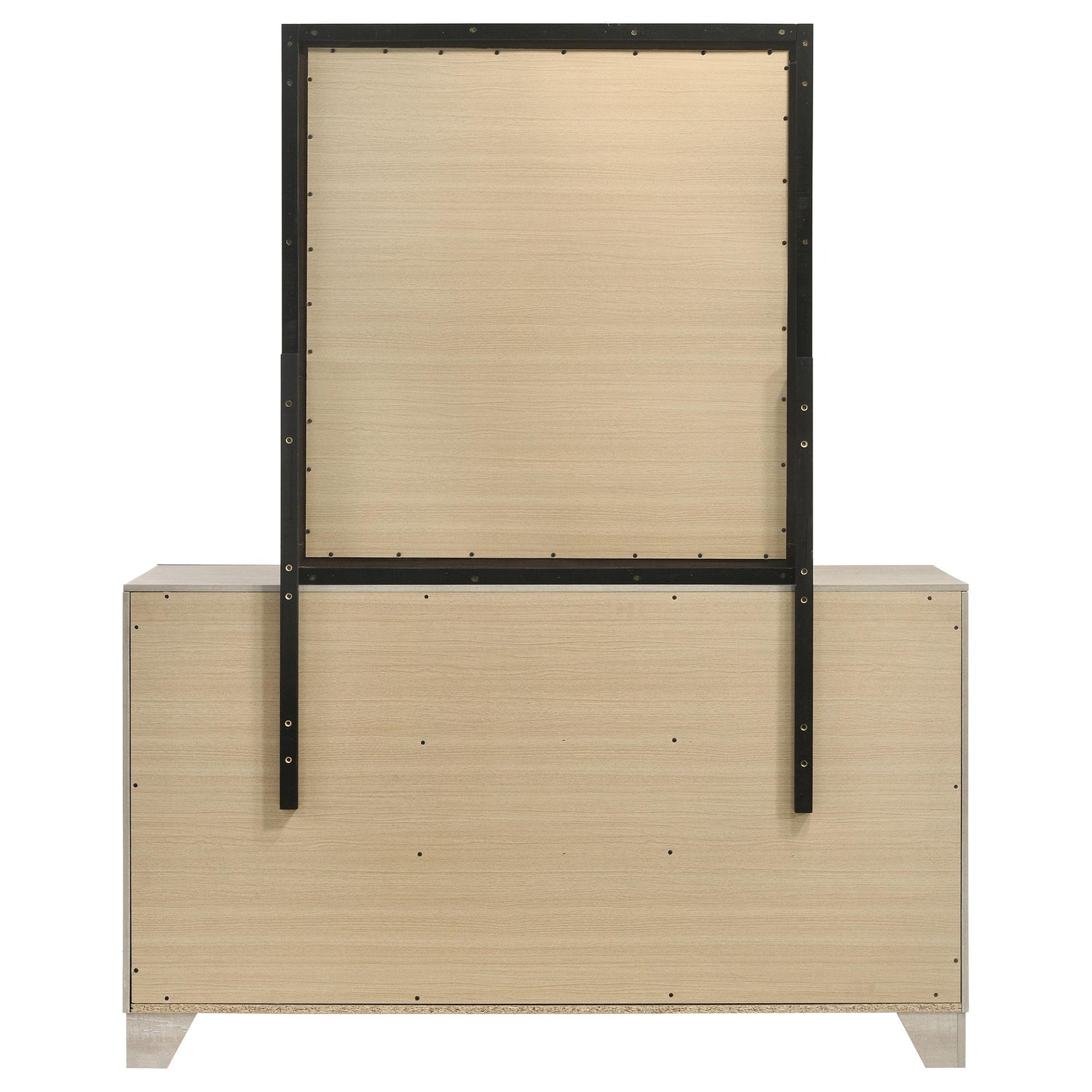 Trenton 6-drawer Bedroom Dresser With Mirror Rustic Cream - 225063M