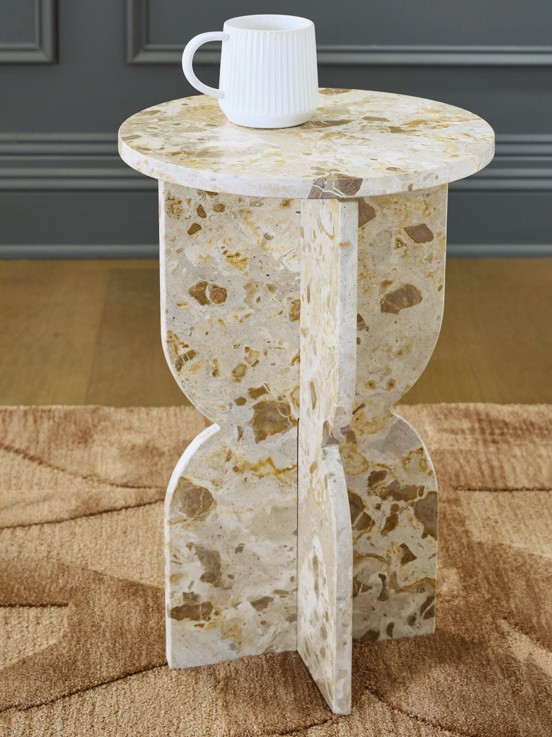 Treygan Beige Accent Table - A4000647