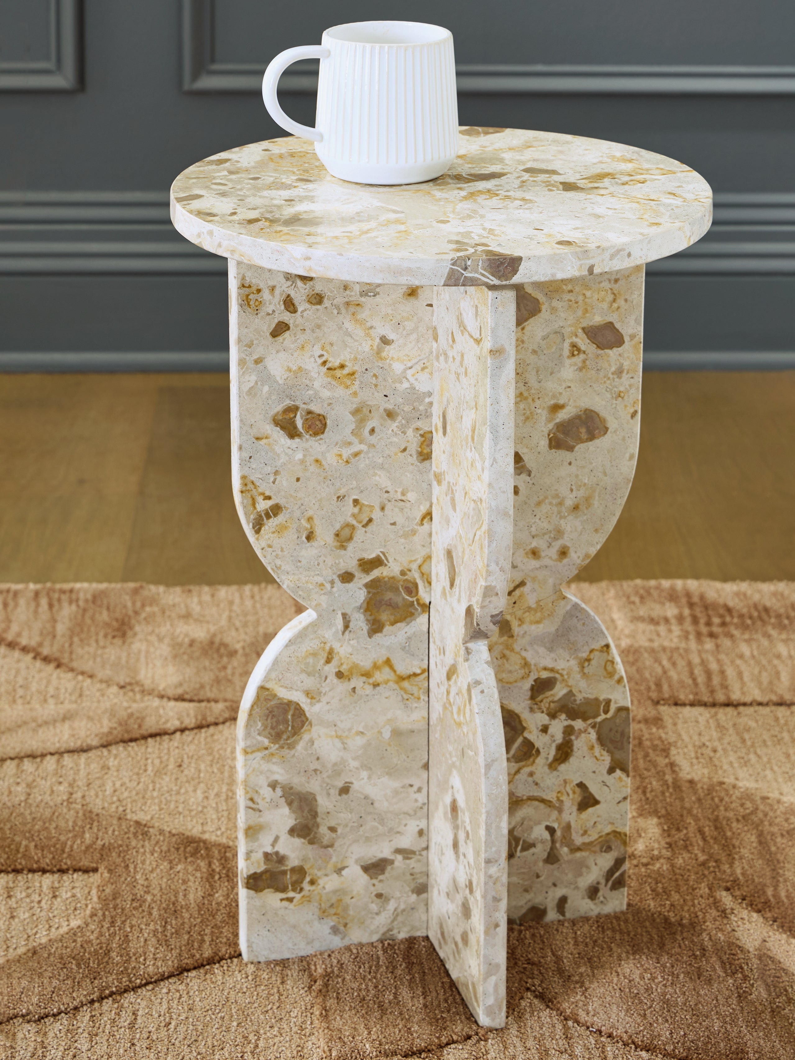 Treygan Beige Accent Table - A4000647