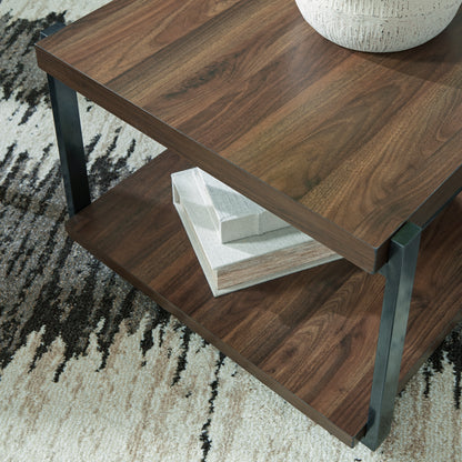 Trindwick Brown/Black Table (Set of 3) - T381-13