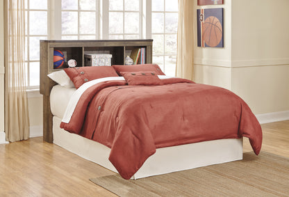 Trinell Brown Full Bookcase Bed with Storage - B446B91