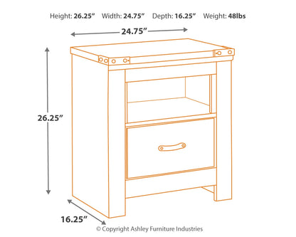 Trinell Brown Full Panel Bed, Dresser, Mirror and Nightstand - B446B78