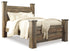Trinell Brown Queen Poster Bed, Dresser, Mirror and Nightstand - B446B76