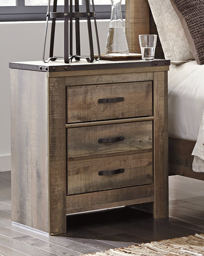 Trinell Brown Twin Storage Bed, Chest and Nightstand - B446B92