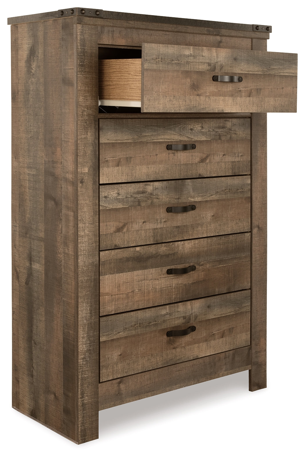 Trinell Brown Twin Storage Bed, Chest and Nightstand - B446B92