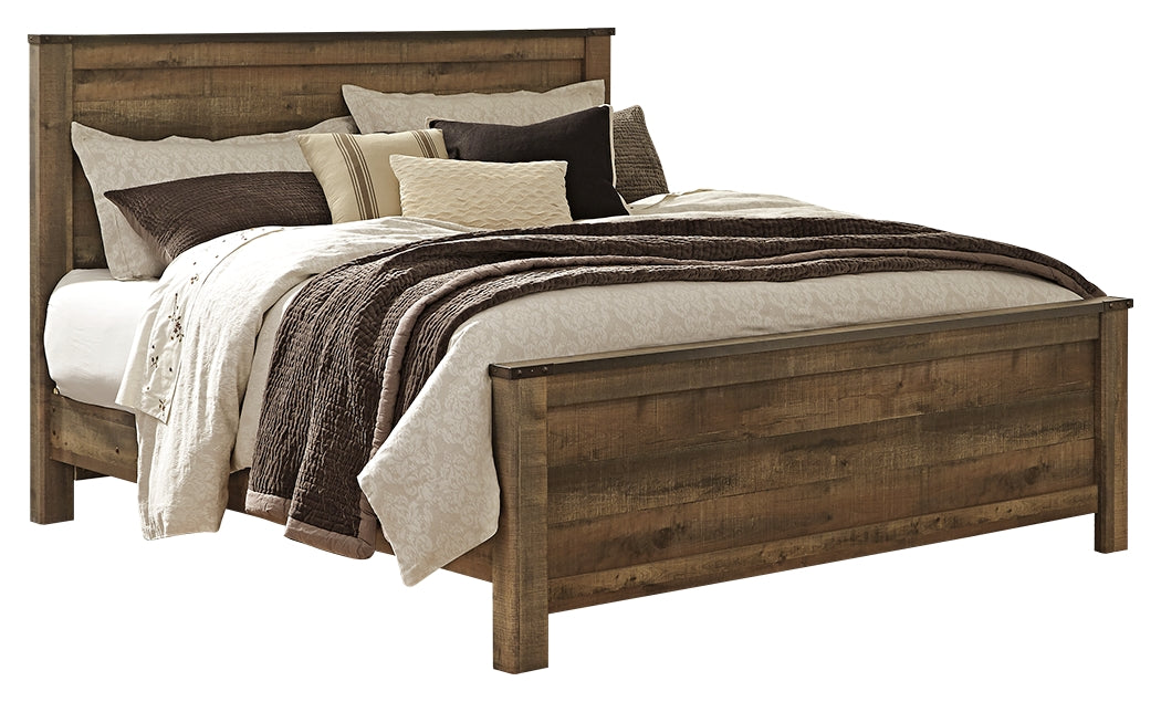 Trinell King Panel Bed, Dresser, Mirror and Nightstand - B446B94