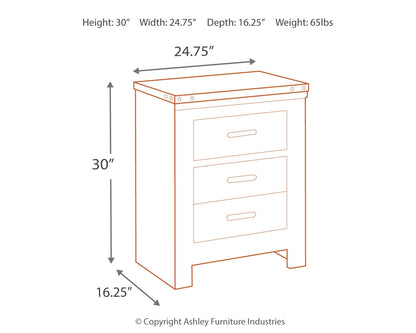 Trinell King Panel Bed with Dresser, Chest and 2 Nightstands in Brown from Ashley - Luna Furniture
