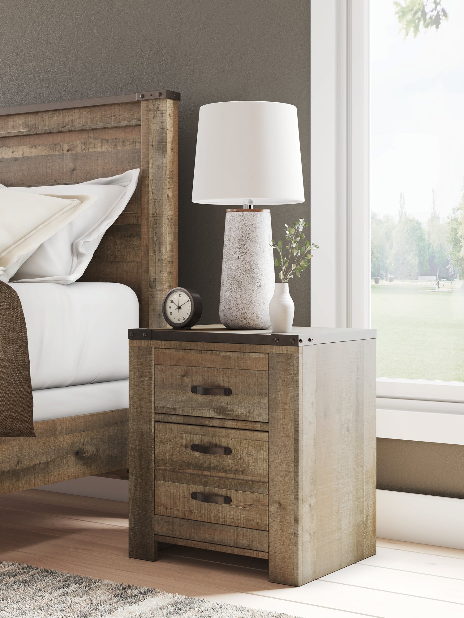 Trinell Twin Bookcase Bed, Dresser and 2 Nightstands - B446B101