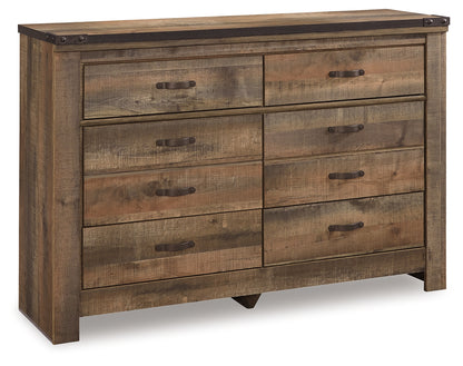 Trinell Twin Bookcase Storage Bed, Dresser and Nightstand - B446B100