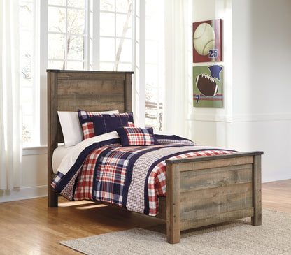 Trinell Twin Panel Bed, Dresser and Mirror - B446B77