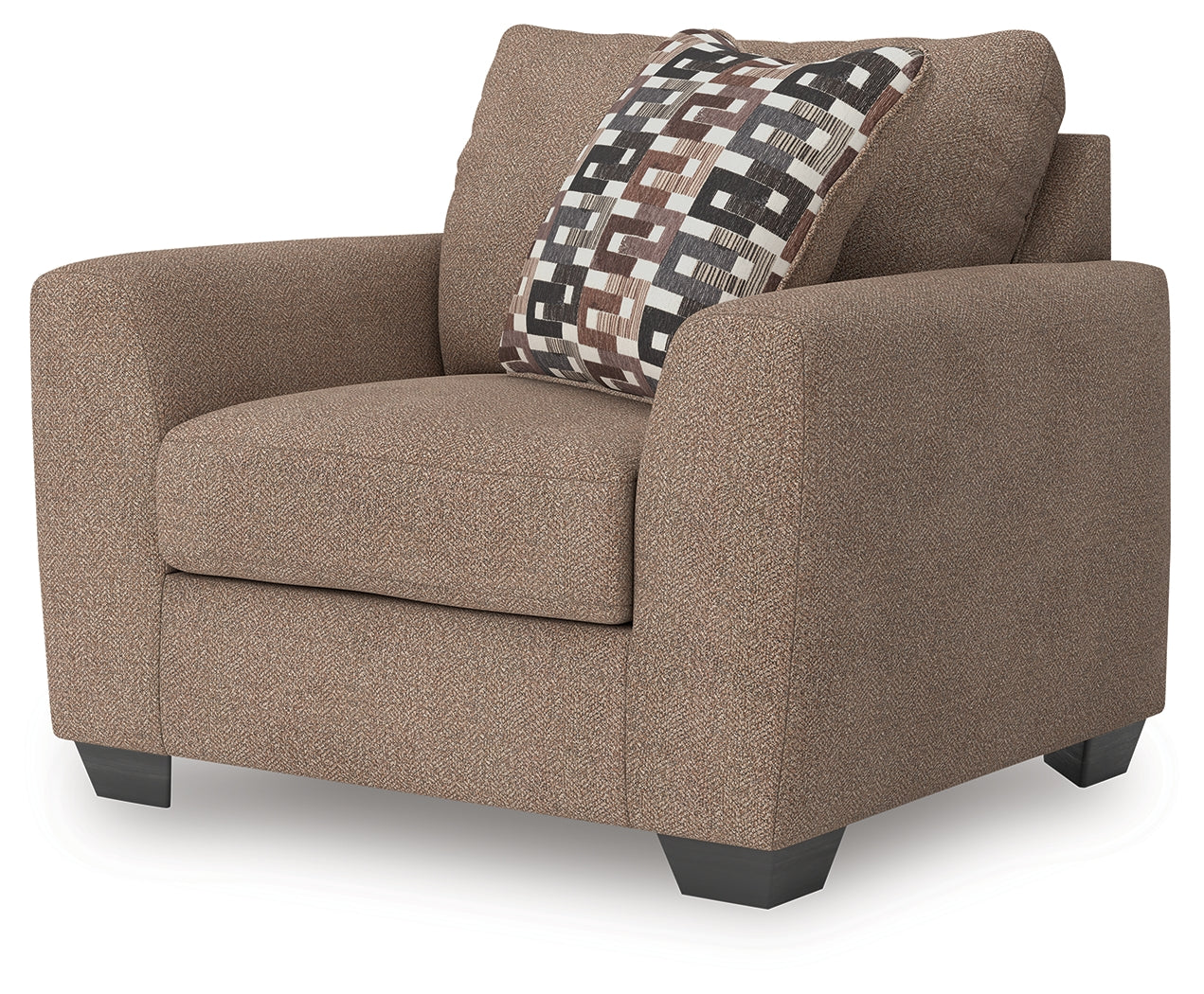 Triston-Peaks Suede Oversized Chair - 3020423