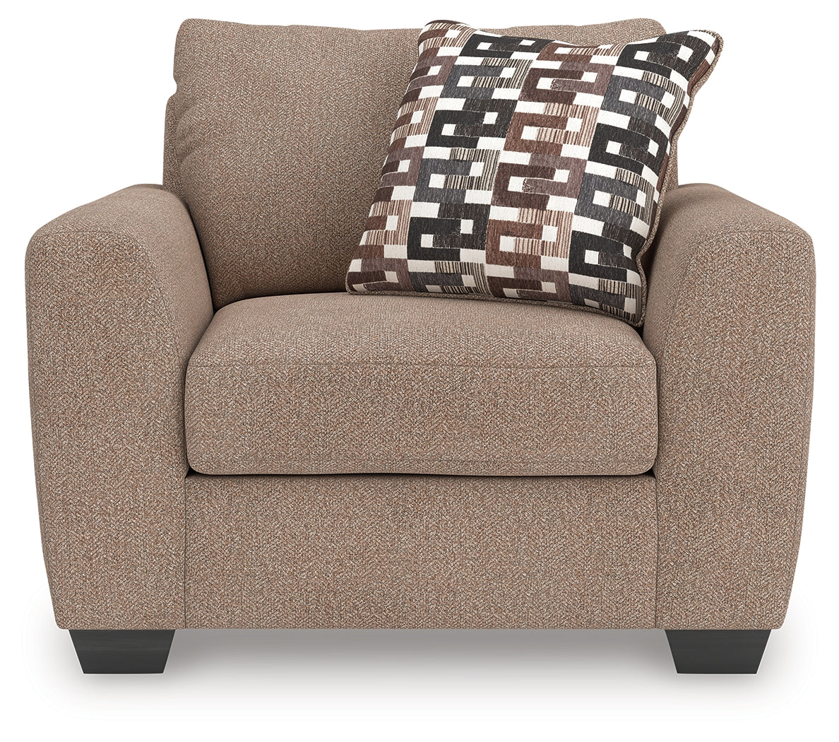 Triston-Peaks Suede Oversized Chair - 3020423