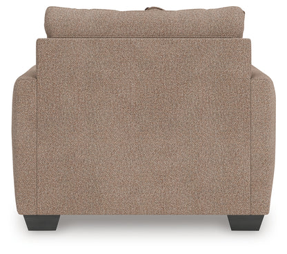 Triston-Peaks Suede Oversized Chair - 3020423