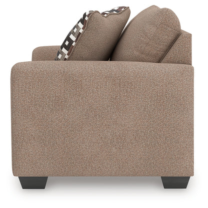 Triston-Peaks Suede Oversized Chair - 3020423