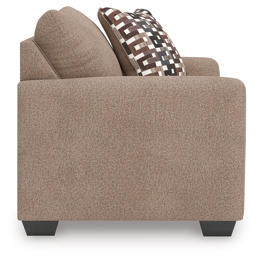 Triston-Peaks Suede Oversized Chair - 3020423