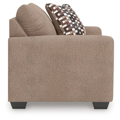 Triston-Peaks Suede Oversized Chair - 3020423