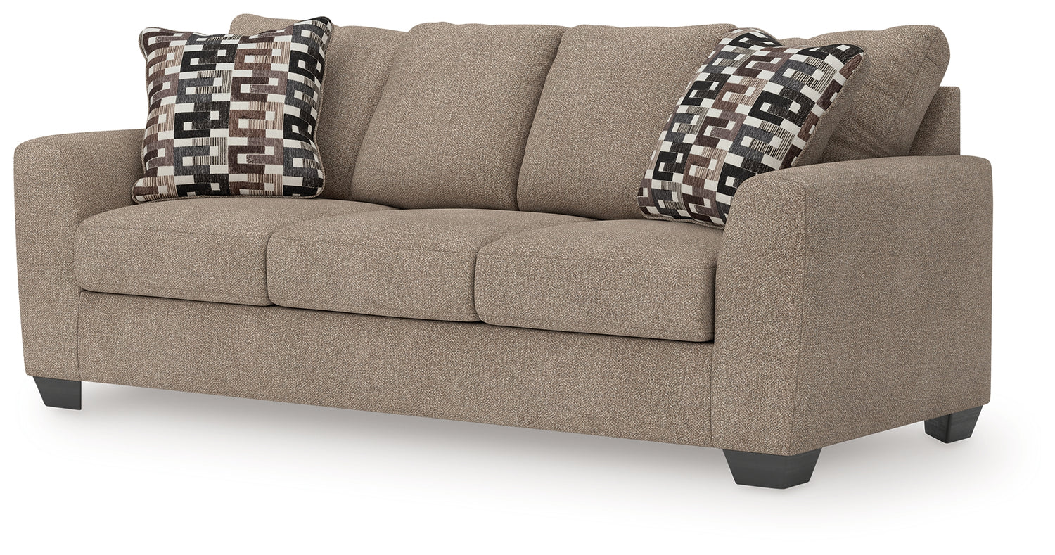Triston-Peaks Suede Queen Sofa Sleeper - 3020439