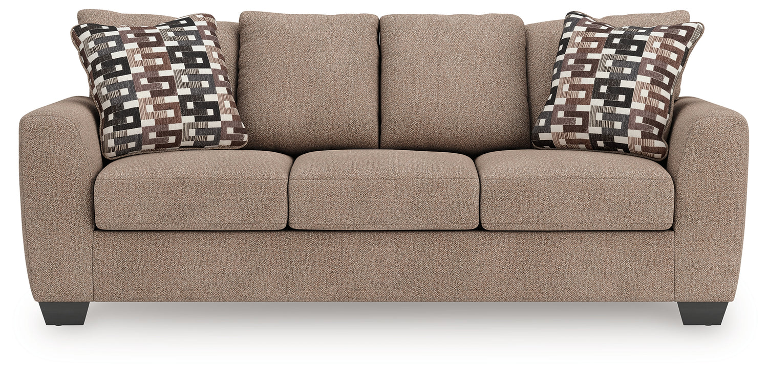 Triston-Peaks Suede Queen Sofa Sleeper - 3020439