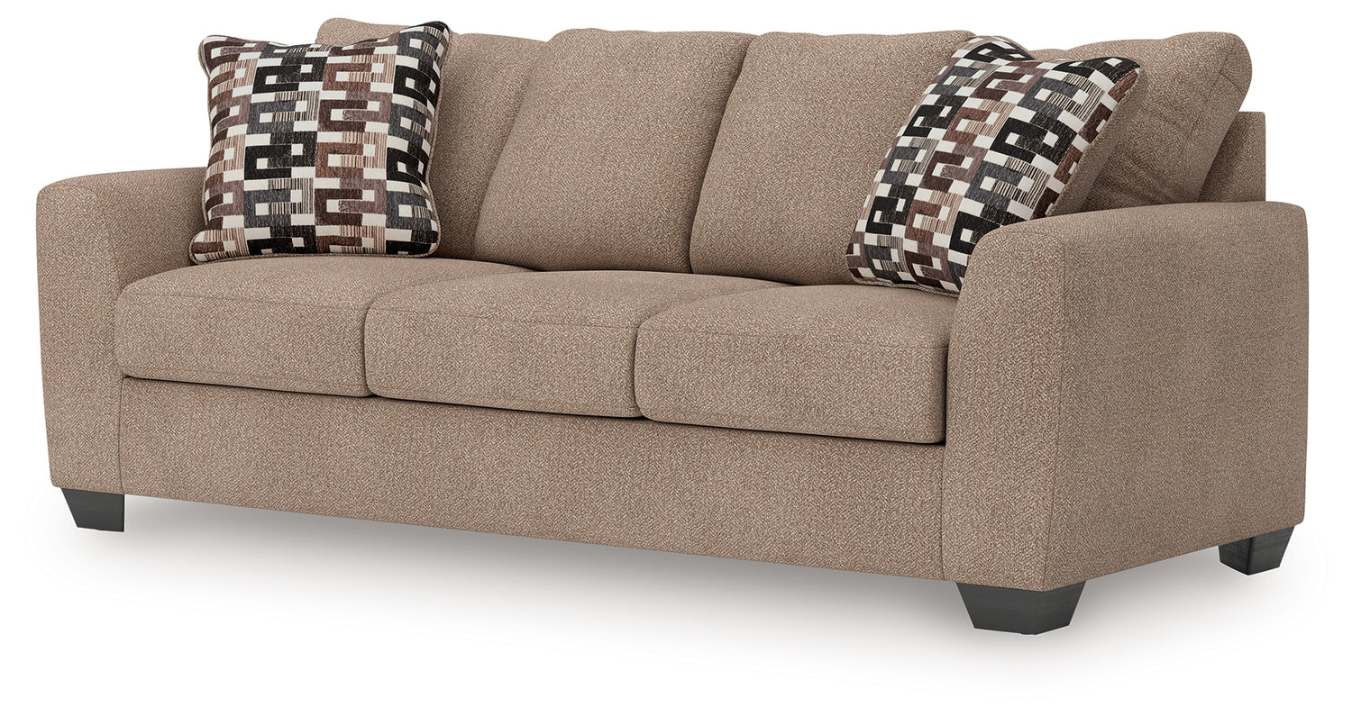 Triston-Peaks Suede Sofa - 3020438