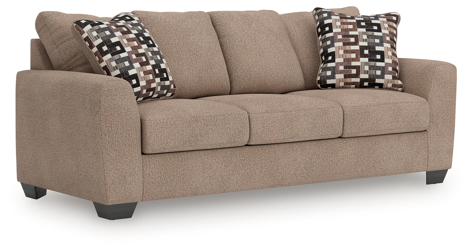 Triston-Peaks Suede Sofa - 3020438