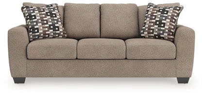 Triston-Peaks Suede Sofa - 3020438