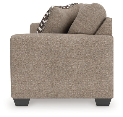 Triston-Peaks Suede Sofa - 3020438