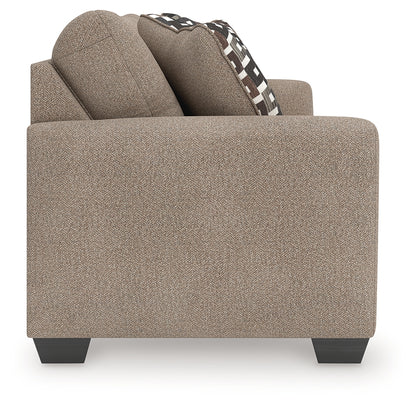 Triston-Peaks Suede Sofa - 3020438