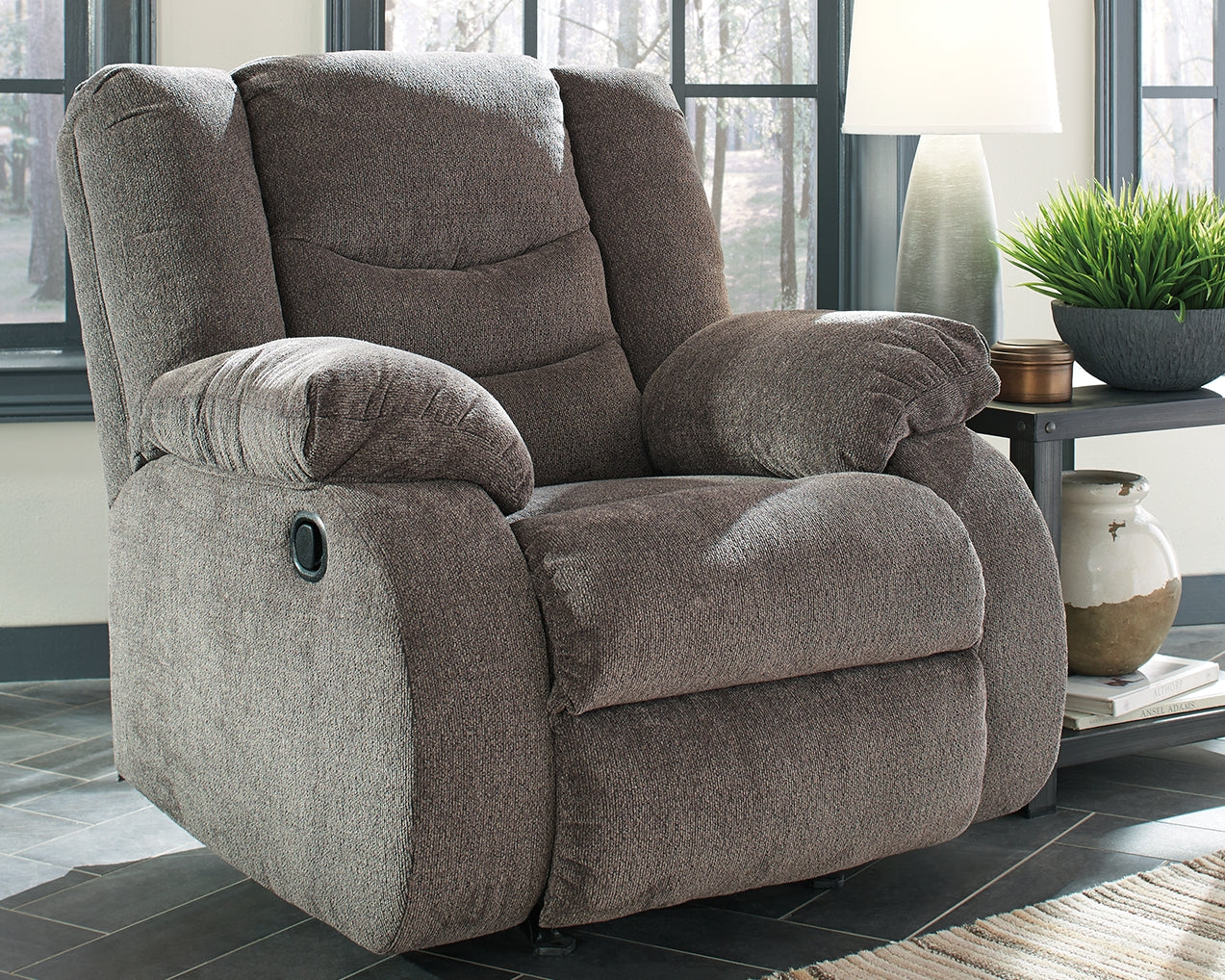 Tulen Gray Reclining Sofa and Recliner - 98606U2